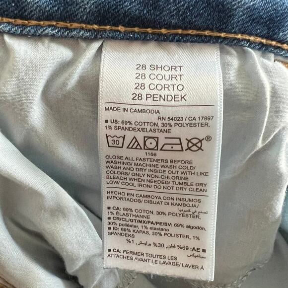 Old Navy Jeans Women's 28 Short Plus Size High Rise Loose Straight Leg Relaxed - Picture 6 of 6